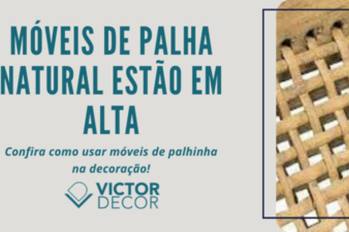 Alerta de tendência: móveis com palha natural estão em alta