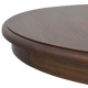 Mesa de Jantar Magestade Redonda 90 Cm de Madeira Cor Castanho