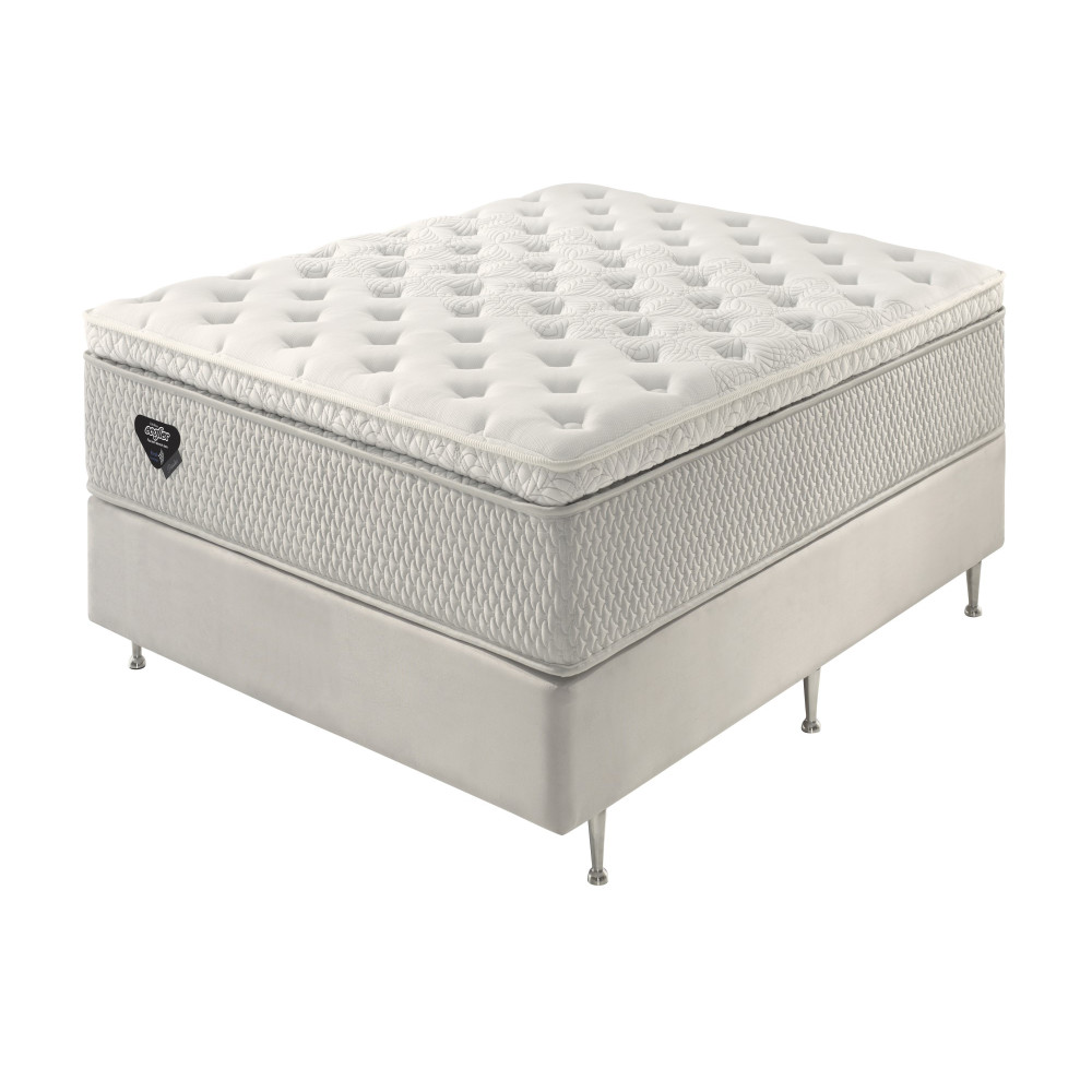 Cama Box Casal Ecoflex Molejo Wide Paradise 138X188X60 Cm