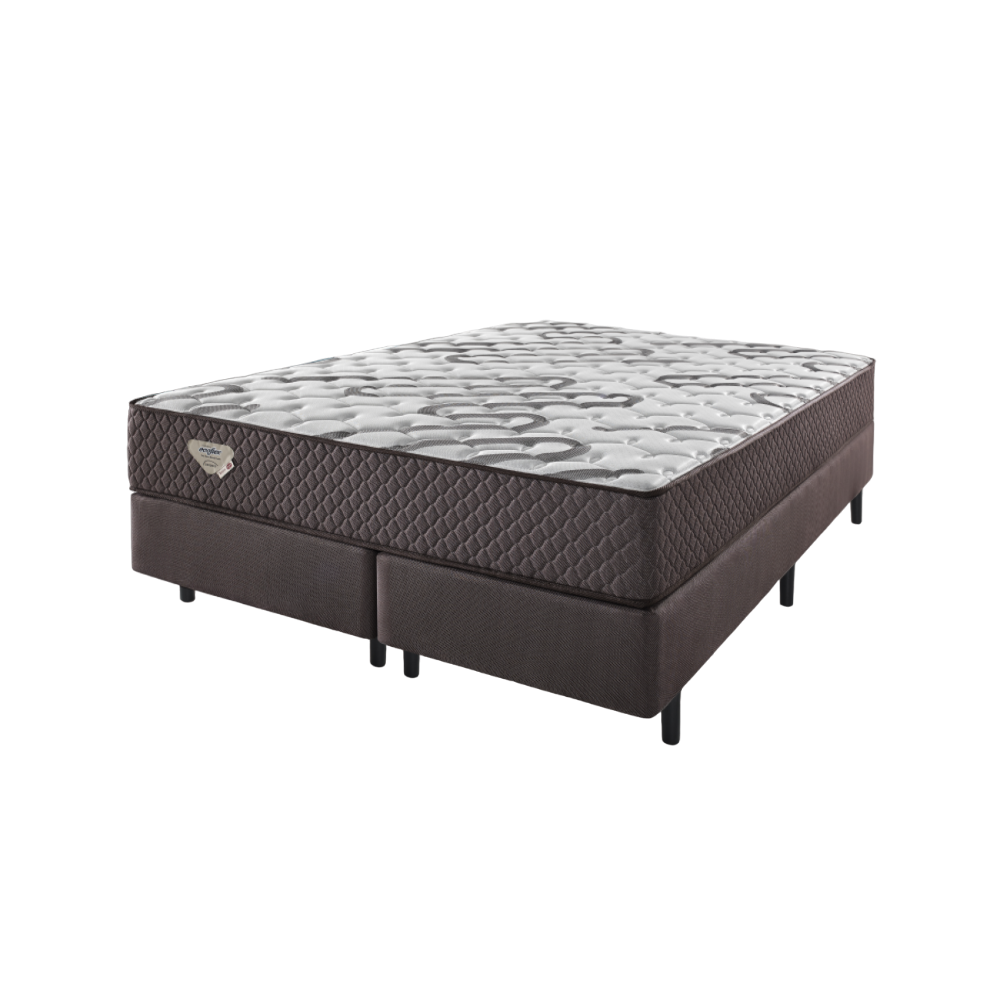 Cama Box King Ecoflex Resistive Molas High Power 193X203X53 Cm