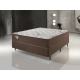 Cama Box Casal Ecoflex Relax Adorabile Wide Marrom 138X188X66 Cm