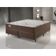 Cama Box King Ecoflex Relax Adorabile Marrom Wide 193X203X66 Cm