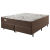 Cama Box Queen Ecoflex Relax Adorabile Marrom Wide158X198X66 Cm