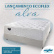 Cama Box Alva Queen com Molas Wide Ecoflex 158X198X73 Cm