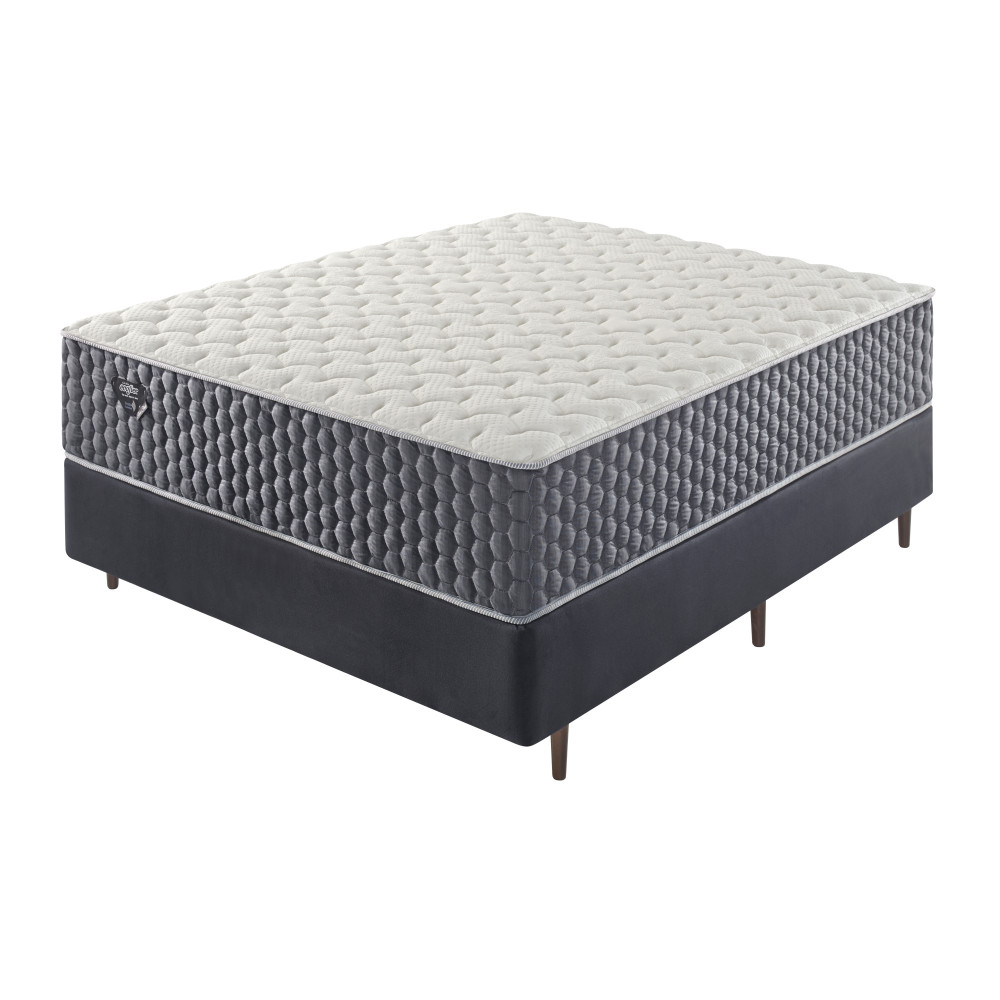 Cama Box Casal com Molas Wide Ecoflex Relax Fresh 138X188X60 Cm