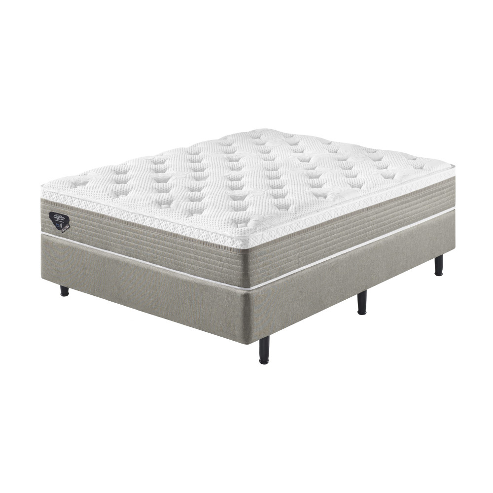 Cama Box Ecoflex Casal Molejo Verticoil Energy Prime 138X188X65Cm