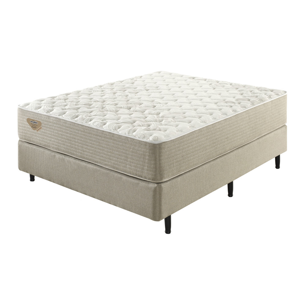 Cama Box Casal Ecoflex Molas High Power Personalité 138X188X57 Cm