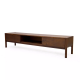 Rack de Madeira 2 Portas 1 Nicho Legno Canela 200 X 44 Cm