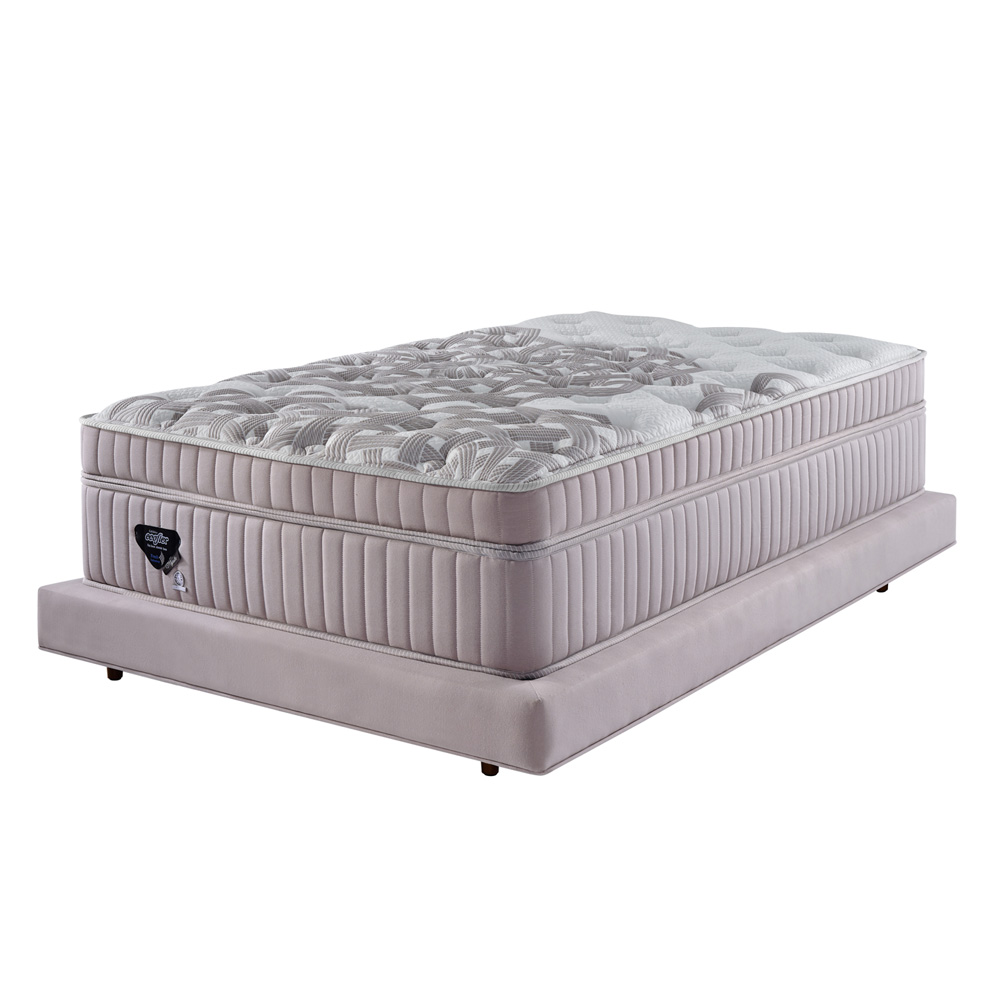 Cama Box Casal Majestic Somiê Invertido Slim Mola High 138X188X52