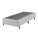 Cama Box Solteiro Ecoflex Superlastic Breeze Boucle 88X188X65 Cm