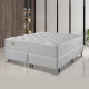 Cama Box Queen Ecoflex Privilege Molas Wide Prata 158X198X60 Cm