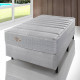 Cama Box Solteiro Ecoflex Molas Ensacadas Blend 88X188X55 Cm