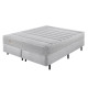 Cama Box King Ecoflex Blend Molas Ensacadas Cinza 193X203X55 Cm