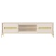 Rack Tv Alberty Moderno 180 Cm Cor Off White