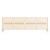 Balcão Buffet Alberty 220 Cm Off White Portas Chanfrado Palhinha