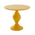 Mesa de Jantar Redonda 90Cm Torneada Global Amarelo