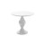 Mesa de Jantar Redonda 90Cm Torneada Global Branco