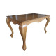 Mesa de Jantar de Madeira Clássica Entalhada Retangular 165 X 90Cm Mel