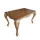 Mesa de Jantar de Madeira Clássica Entalhada Retangular 165 X 90Cm Mel