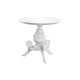 Mesa de Jantar Redonda 130Cm Tripé Global Branco