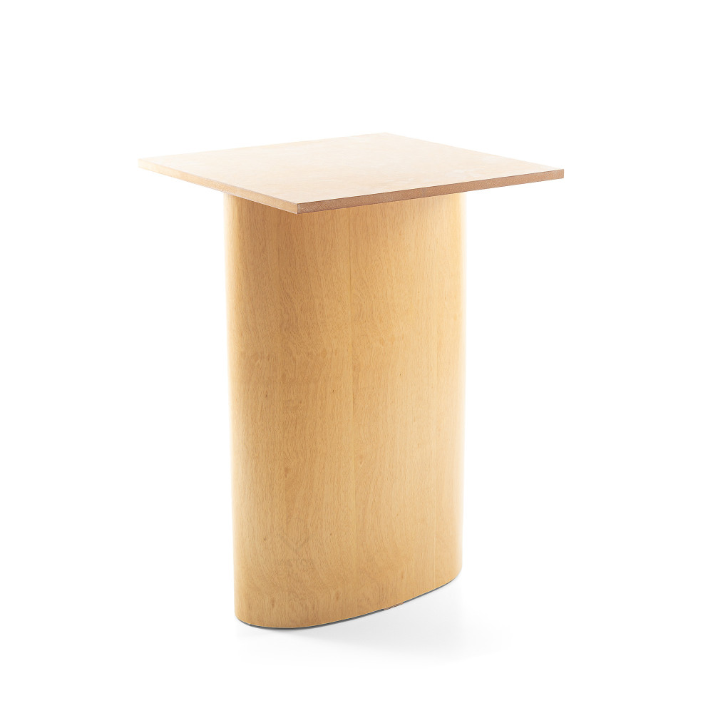 Base Cone Laine de Madeira Cor Natural para Mesa de Jantar