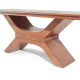 Mesa de Jantar Retangular 200 X 90 Cm Madeira Cor Imbuia Glazer