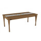 Mesa Retangular de Jantar Milano Madeira 230 X 110 Cm Cor Nogal