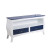 Rack de Mesa Ipanema Cor Branco com 2 Gavetas Azul Bic